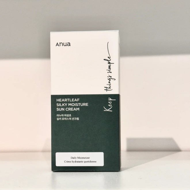 Anua Heartleaf Silky Moisture Sun Cream 50ml 1